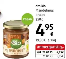 dm dmBio Mandelmus braun Angebot