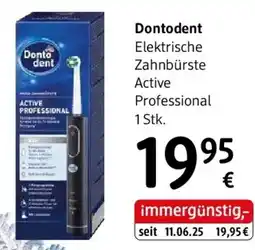 dm Dontodent Elektrische Zahnbürste Active Professional Angebot