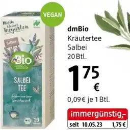 dm dmBio Kräutertee Salbei 20 Btl. Angebot