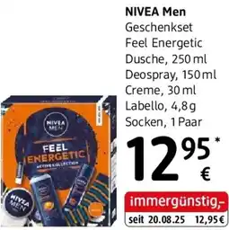 dm NIVEA MEN eschenkset Feel Energetic Angebot
