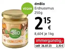 dm dmBio Erdnussmus Angebot
