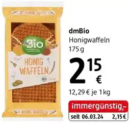 dm dmBio Honigwaffeln Angebot