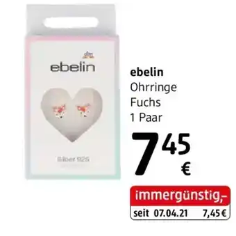 dm ebelin Ohrringe Fuchs Angebot