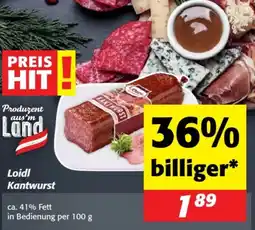 Nah&Frisch Loidl Kantwurst Angebot