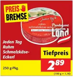Nah&Frisch Jeden Tag Rahm Schmelzkäse- Eckerl Angebot
