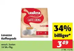 Nah&Frisch Lavazza Kaffeepads Angebot