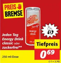 Nah&Frisch Jeden Tag Energy Drink classic oder zuckerfrei Angebot