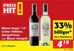 Nah&Frisch Winzer Krems "13" Grüner Veltliner, Zweigelt Rosé Angebot