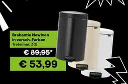 0815 Brabantia newicon treteimer 30l mit kunststoffeinsatz, matt black Angebot