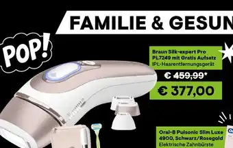 0815 Braun silk-expert pro pl7249 mit gratis aufsatz Angebot