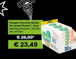 0815 Pampers Feuchte Tücher Harmonie Protect + Care Angebot