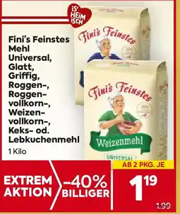 Billa Fini's Feinstes Mehl Universal Angebot