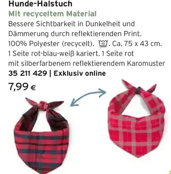 Tchibo Eduscho Hunde-Halstuch Angebot
