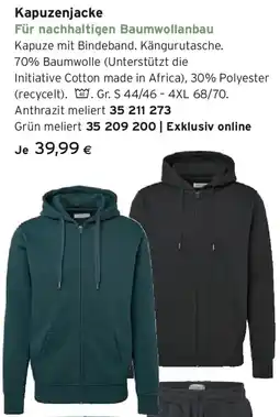 Tchibo Eduscho Kapuzenjacke Angebot