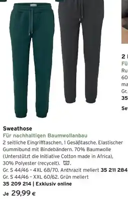 Tchibo Eduscho Sweathose Angebot