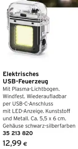 Tchibo Eduscho Elektrisches USB-Feuerzeug Angebot