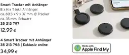 Tchibo Eduscho 4 Smart Tracker mit Anhänger Angebot