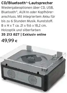Tchibo Eduscho CD/Bluetooth®-Lautsprecher Angebot