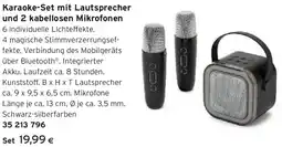 Tchibo Eduscho Karaoke-Set mit Lautsprecher und 2 kabellosen Mikrofonen Angebot