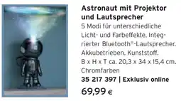 Tchibo Eduscho Astronaut mit Projektor und Lautsprecher Angebot