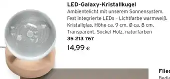 Tchibo Eduscho LED-Galaxy-Kristallkugel Angebot