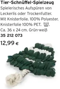 Tchibo Eduscho Tier-Schnüffel-Spielzeug Angebot