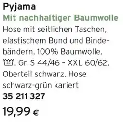Tchibo Eduscho Pyjama Angebot