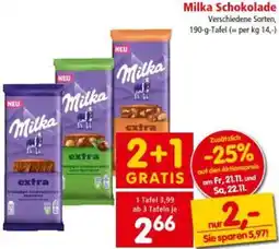 Interspar Milka Schokolade Angebot