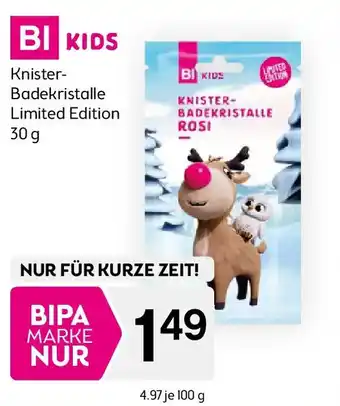 Bipa Knister- Badekristalle Limited Edition Angebot
