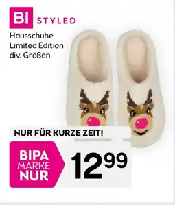 Bipa Hausschuhe Limited Edition div. Größen Angebot