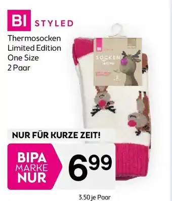 Bipa BI STYLED Thermosocken Limited Edition One Size Angebot