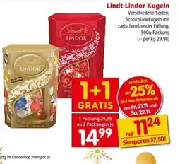 Interspar Lindt Lindor Kugeln Angebot