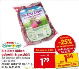 Interspar Bio-Rote Rüben gekocht & geschält Angebot