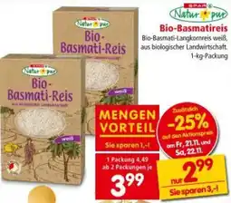 Interspar Bio-Basmatireis Angebot