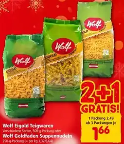 Interspar Wolf Eigold Teigwaren Angebot