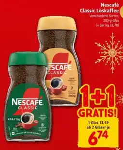 Interspar Nescafé Classic Löskaffee Angebot