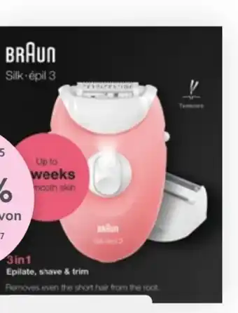 Bipa Braun Epilierer Silk-Epil 3 3-277 Angebot