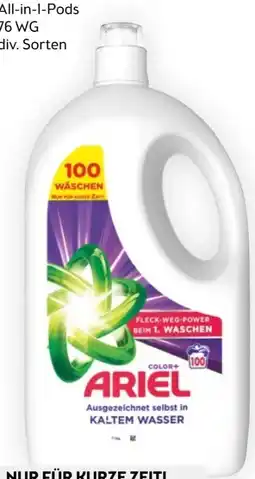 Bipa Ariel Flüssigwaschmittel Angebot