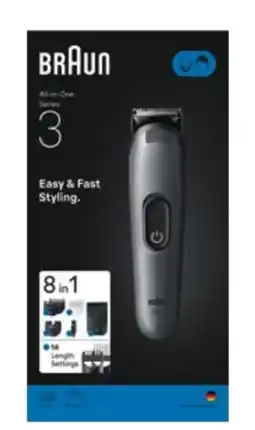 dm Braun Elektrischer Rasierer Series 3 All-In-One Style Kit AIO3540 Angebot