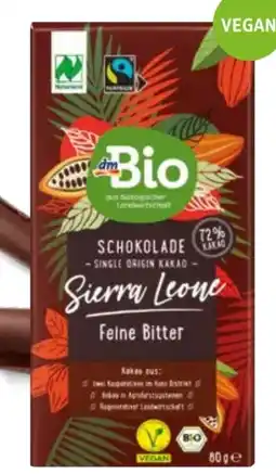 dm dmBio Bitter Schokolade Sierra Leone Angebot