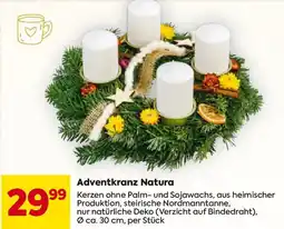 Billa Adventkranz Natura Angebot