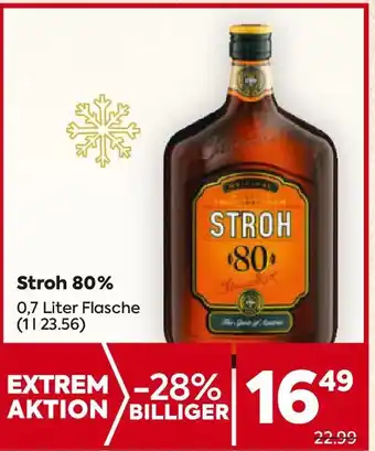 Billa Stroh 80% Angebot