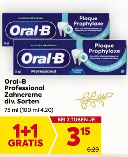Billa Oral-B Professional Zahncreme Angebot