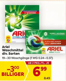 Billa Ariel Waschmittel Angebot