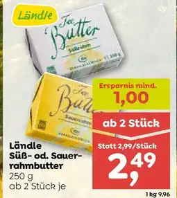 ADEG Ländle Süß-od. Sauer- rahmbutter Angebot