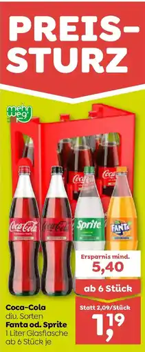 ADEG Coca-Cola diu. Sorten Fanta od. Sprite Angebot