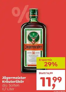 ADEG Jägermeister Kräuterlikör Angebot