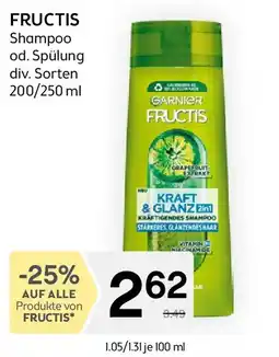 Bipa FRUCTIS Shampoo od. Spülung Angebot