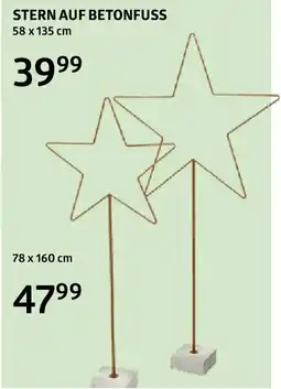 Bellaflora Stern auf betonfuss Angebot