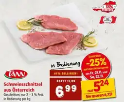 Interspar Schweinsschnitzel aus Österreich Angebot